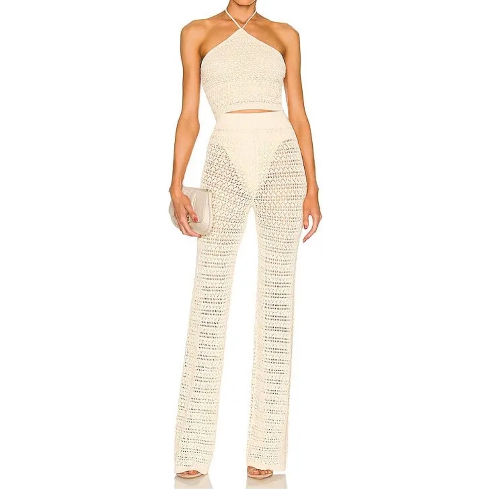 Ronny Kobo Beres Knit Top and Elmore Knit Pant Set S